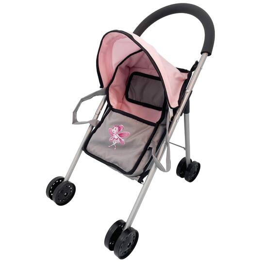 Dimian Bambolina 11.5" Soft Baby Doll with Carrier Cot
